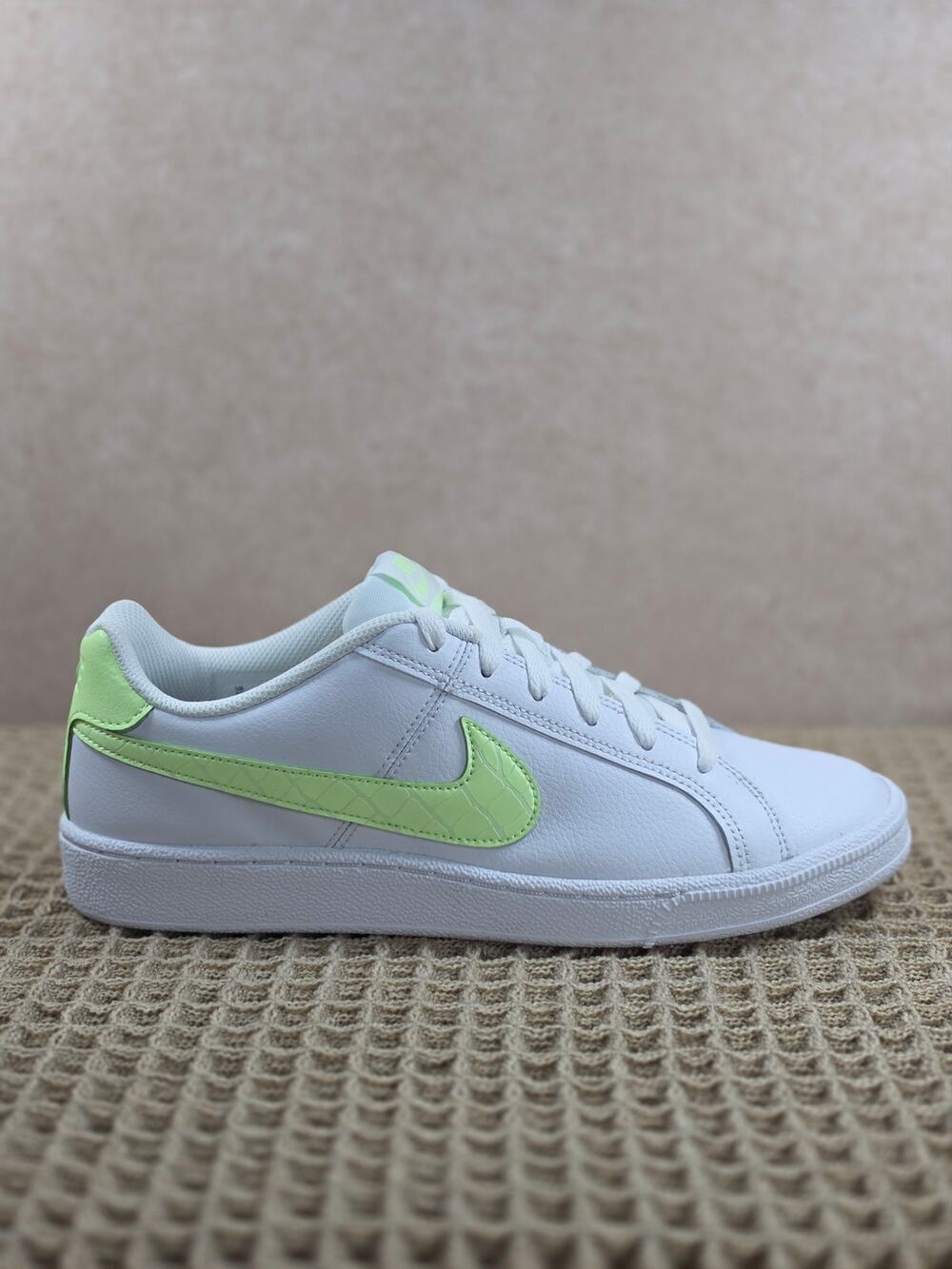 Nike Court Royale White Barely Volt Women’s 10 BNIB Classic Leather Sneaker